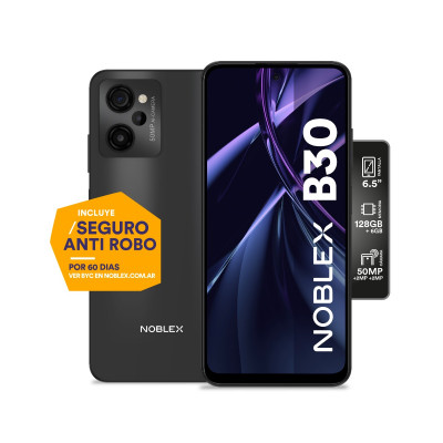 Celular B30 Negro 128 GB Noblex