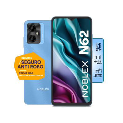 Celular N62 Azul 64 GB Noblex