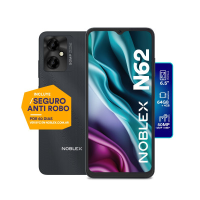 Celular N62 Negro 64 GB Noblex