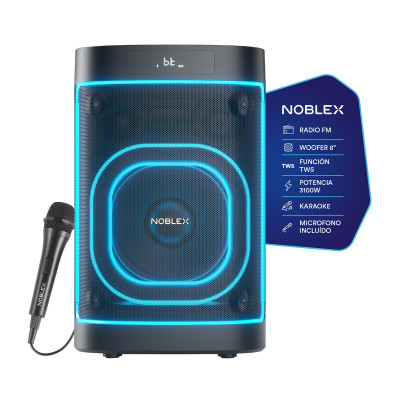 Torre de Sonido Noblex 65W Con Luces