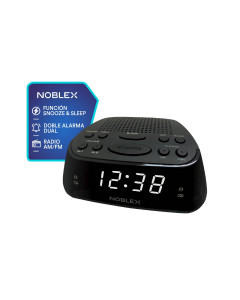 Radio despertador Noblex AM Fm con Memoria Noblex
