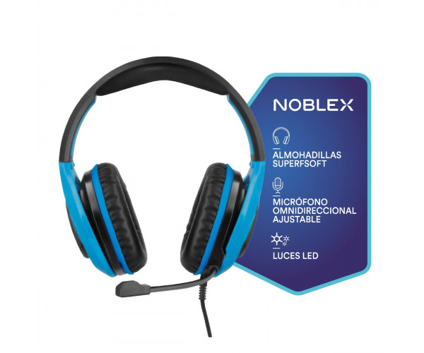 Noblex - Auriculares Gamer HP600GM Noblex