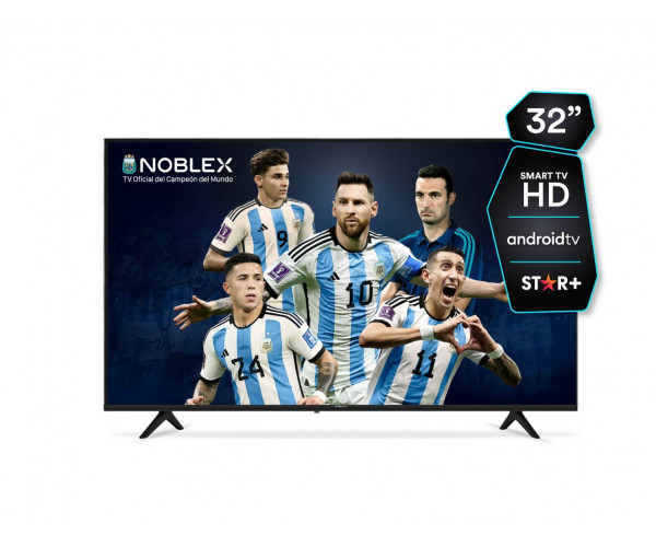 Noblex - Smart Tv Led 32 Pulgadas HD Noblex Android Chromecast Incorporado